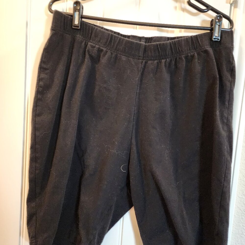 Jessica London Black Biker Shorts 22
